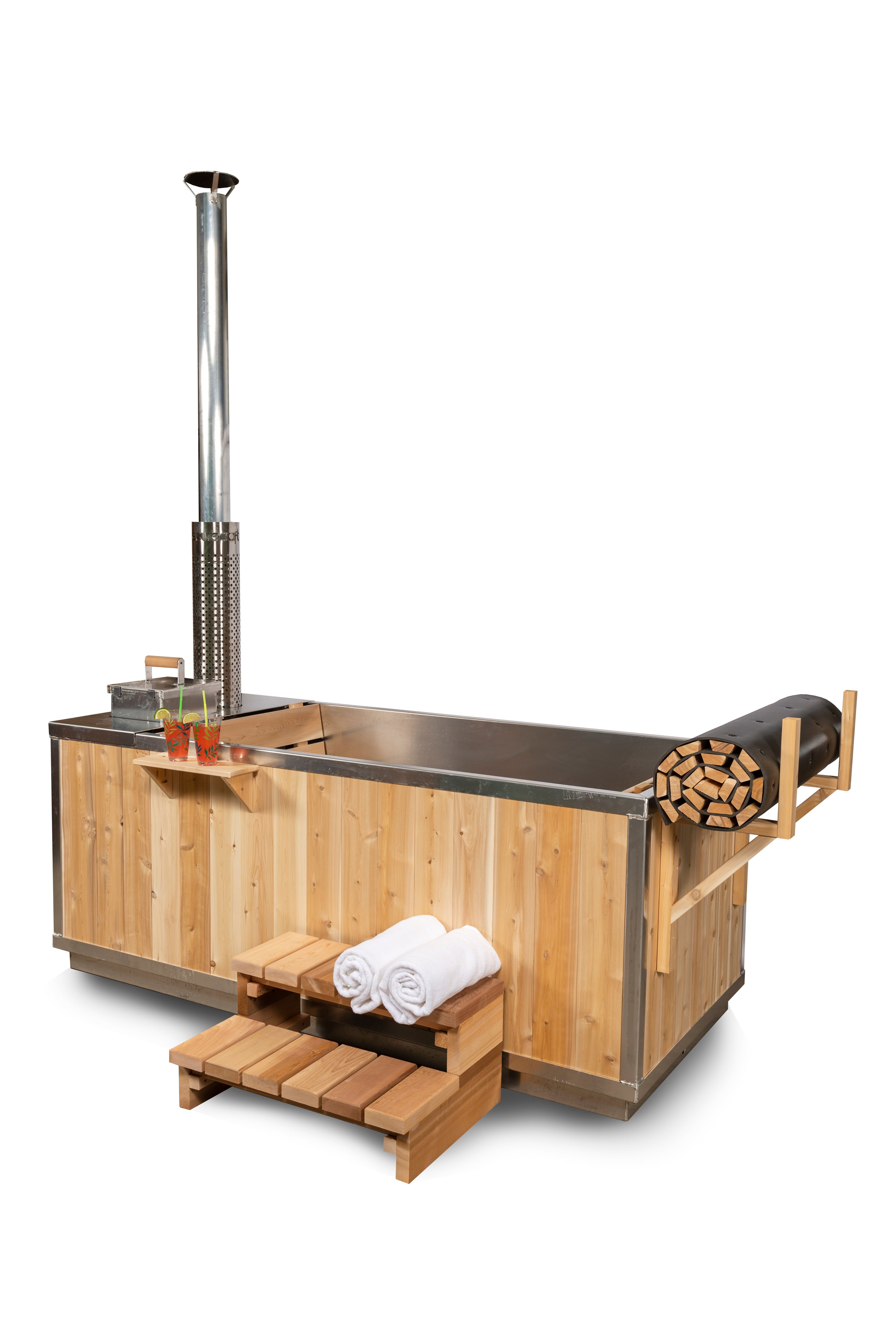 Dundalk LeisureCraft Starlight Wood Burning Hot Tub CT372W