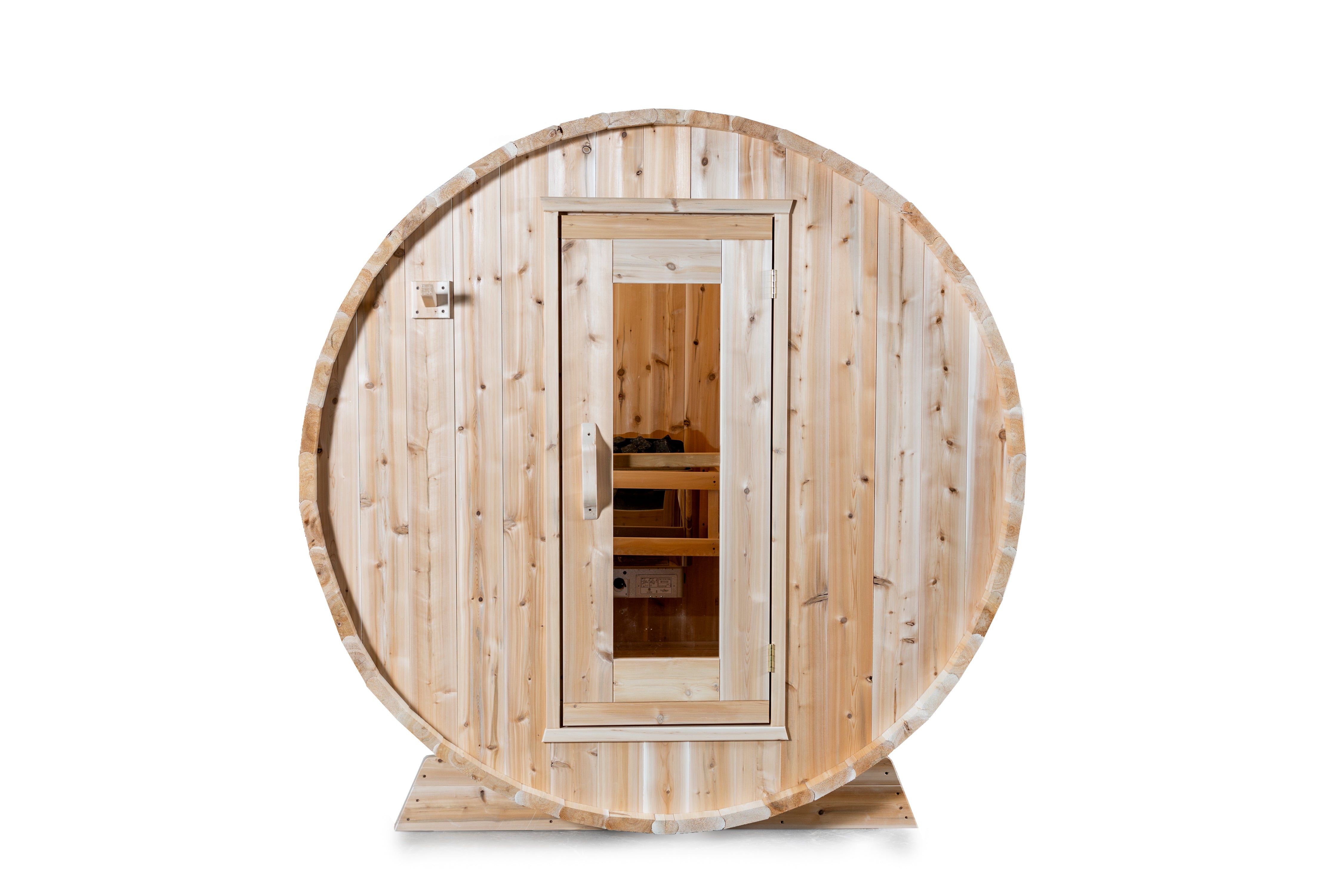 Dundalk Leisurecraft Canadian Timber Harmony 3-4 Person Barrel Sauna – CTC22W