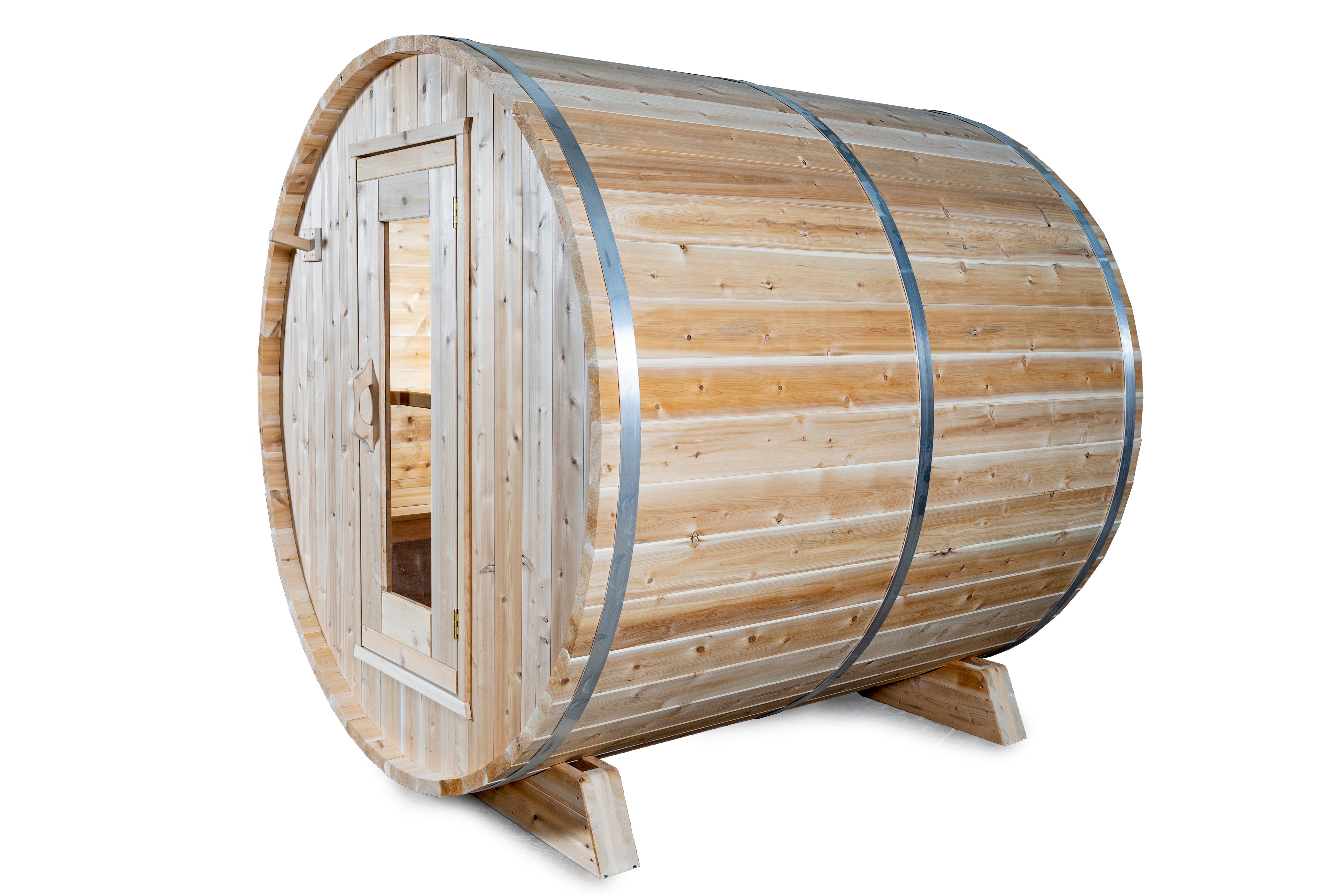 Dundalk Leisurecraft Canadian Timber Harmony 3-4 Person Barrel Sauna – CTC22W