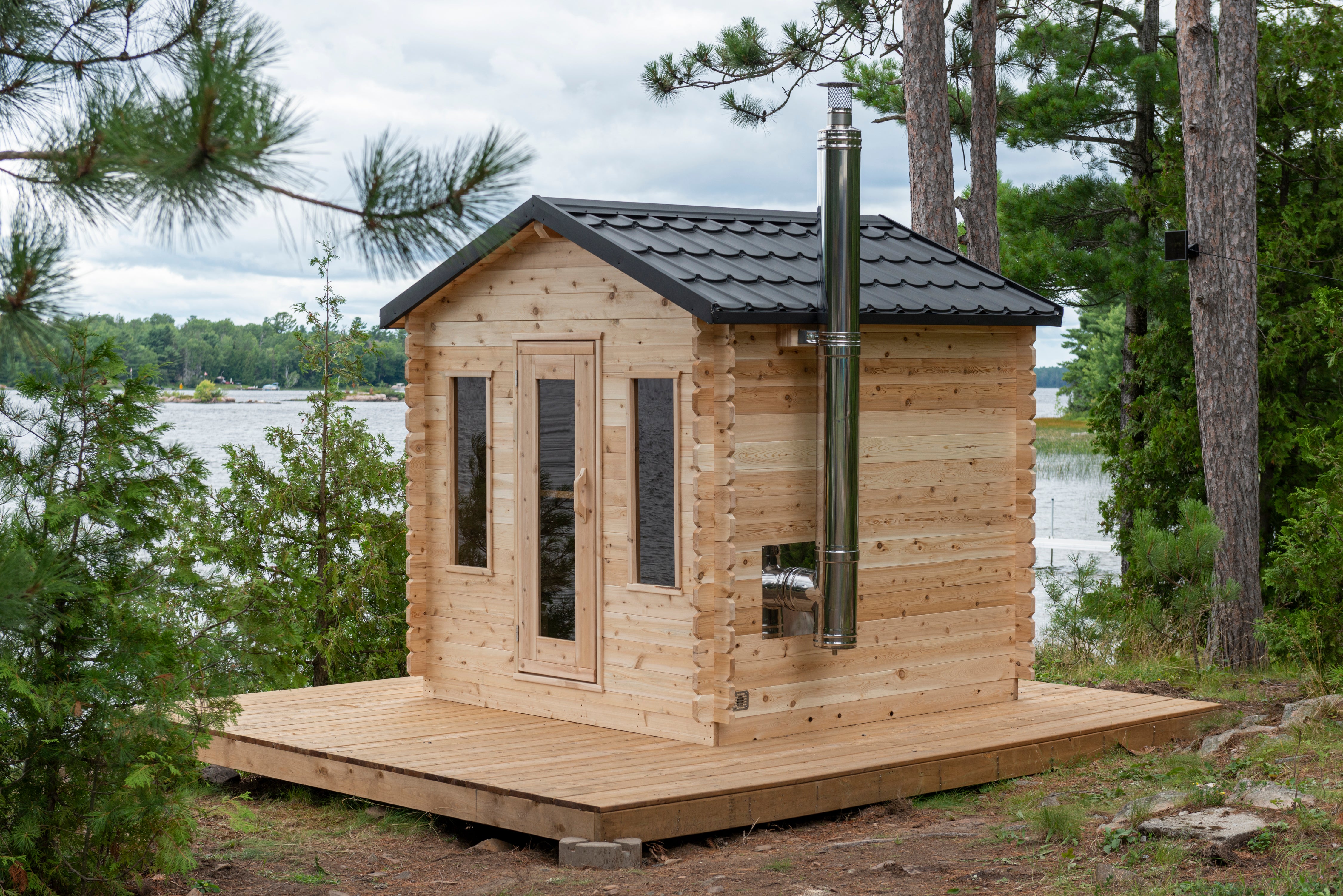 Dundalk LeisureCraft Georgian Cabin Sauna (4-6 Person) CTC88W