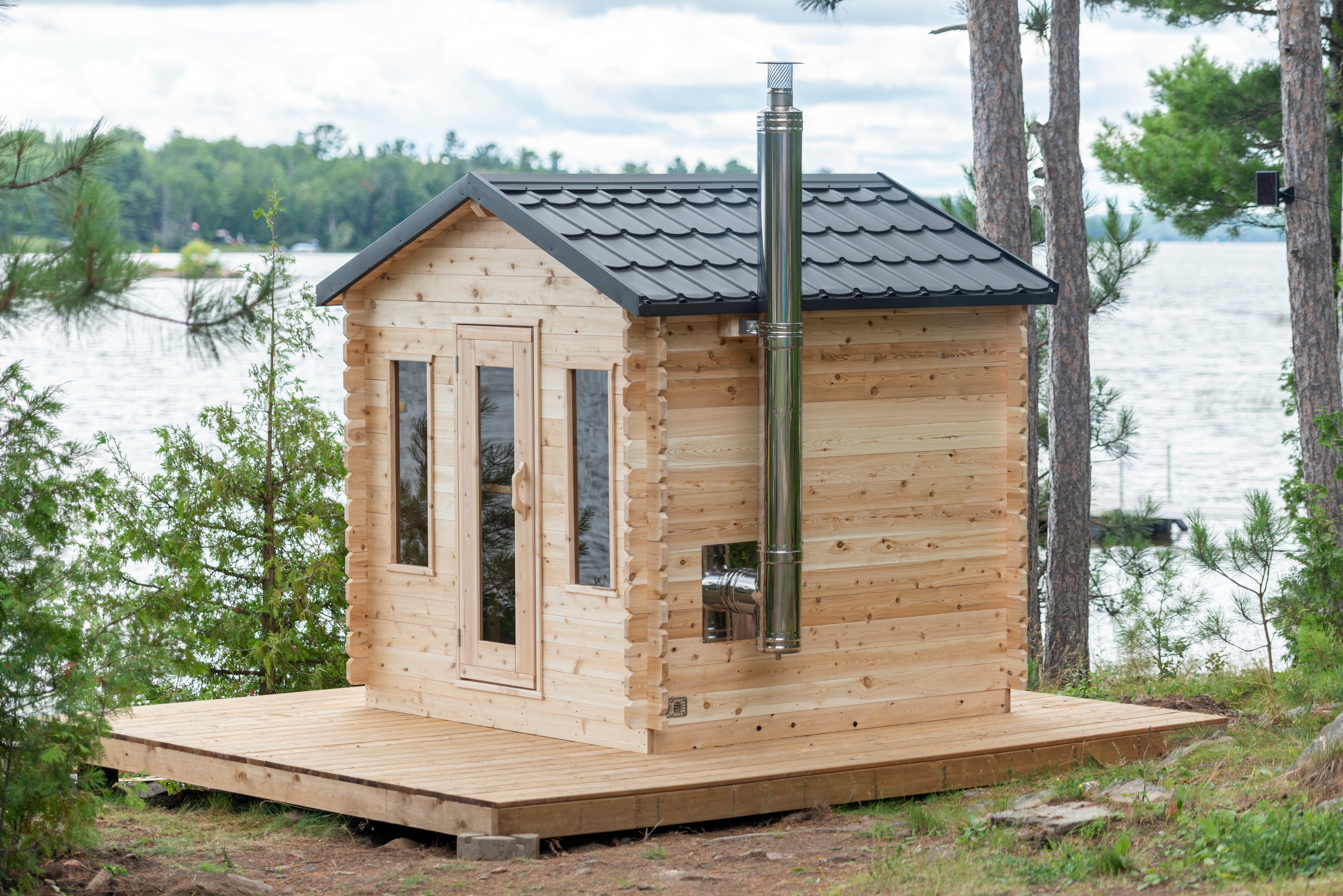 Dundalk LeisureCraft Georgian Cabin Sauna (4-6 Person) CTC88W