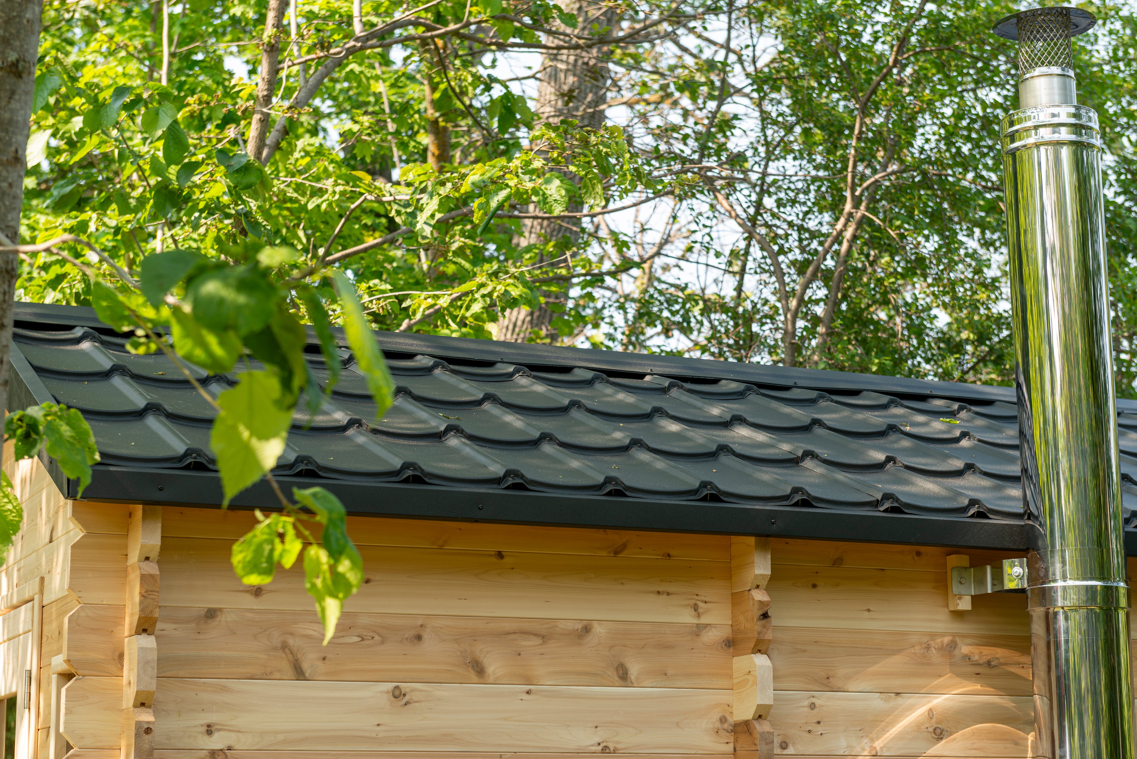 LeisureCraft Canadian Timber Georgian Sauna with Changeroom CTC88CW