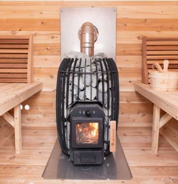 Dundalk Leisurecraft Canadian Timber Harmony 3-4 Person Barrel Sauna – CTC22W