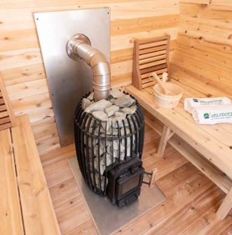 Dundalk Leisurecraft Canadian Timber Harmony 3-4 Person Barrel Sauna – CTC22W