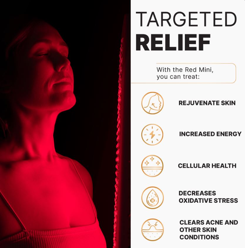 ULTRALUXHEALTH Red Mini - Your Way to Natural Healing, Radiant Skin, and Optimal Wellness